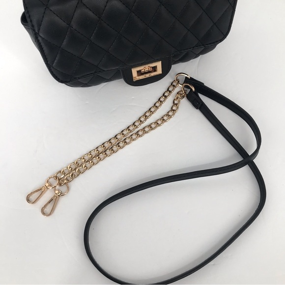 🍄4 for $35 Vegan Leather Quilted Convertible Handbag - Picture 5 of 9